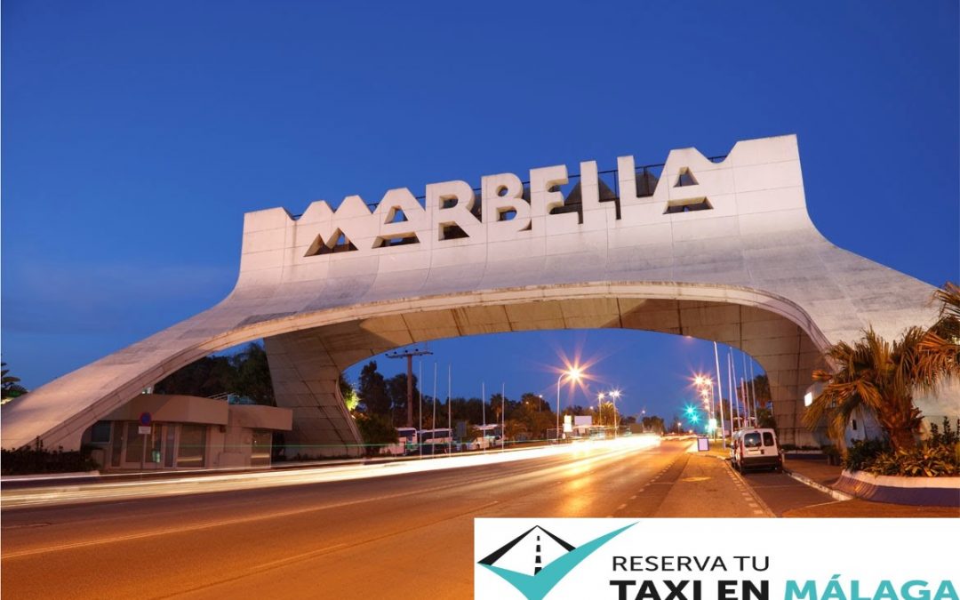 Reservar taxi de Málaga a Marbella